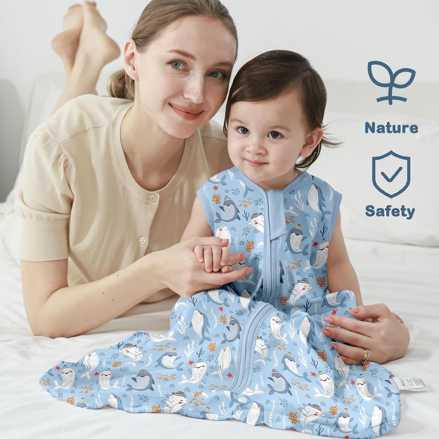 Mosebearsi beebi magamiskott, 0,5 TOG, 3-osaline komplekt