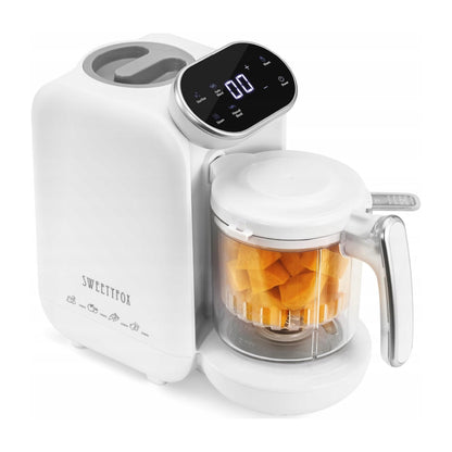 „Sweety Fox“ 7 in 1 kūdikių maisto gaminimo blenderis – trintuvas, garintuvas, sterilizatorius