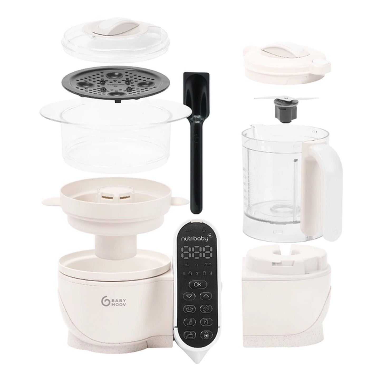 BABYMOOV Nutribaby+ multifunktsionaalne köögikombain valge