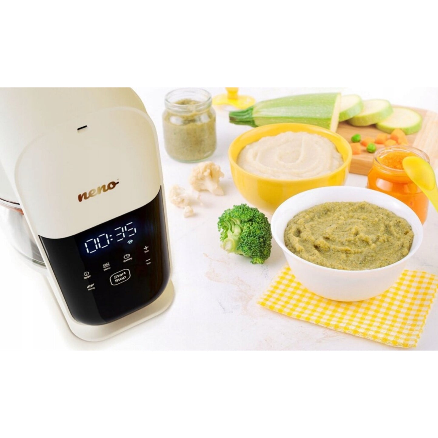 Neno Oro 4in1 - Kūdikių maisto gaminimo aparatas