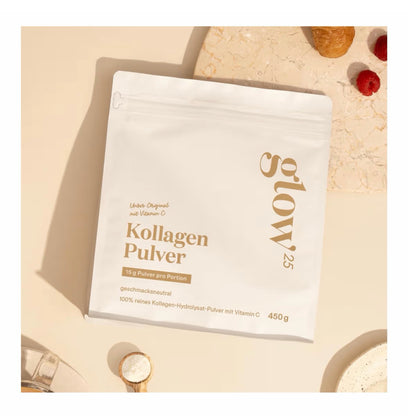 Glow25 Kolageno milteliai su vitaminu C (450 g)