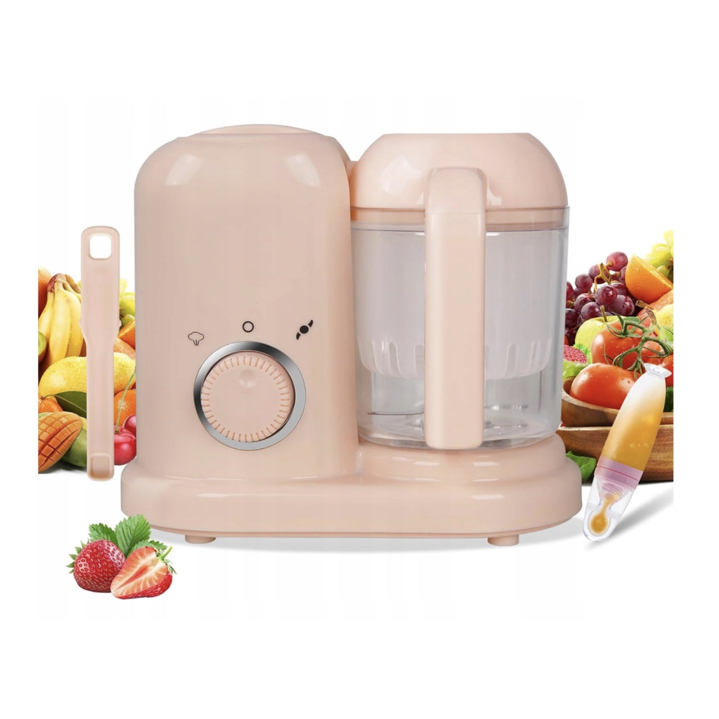 HOAPIN 4in1 kūdikių maisto garintuvas - trintuvas