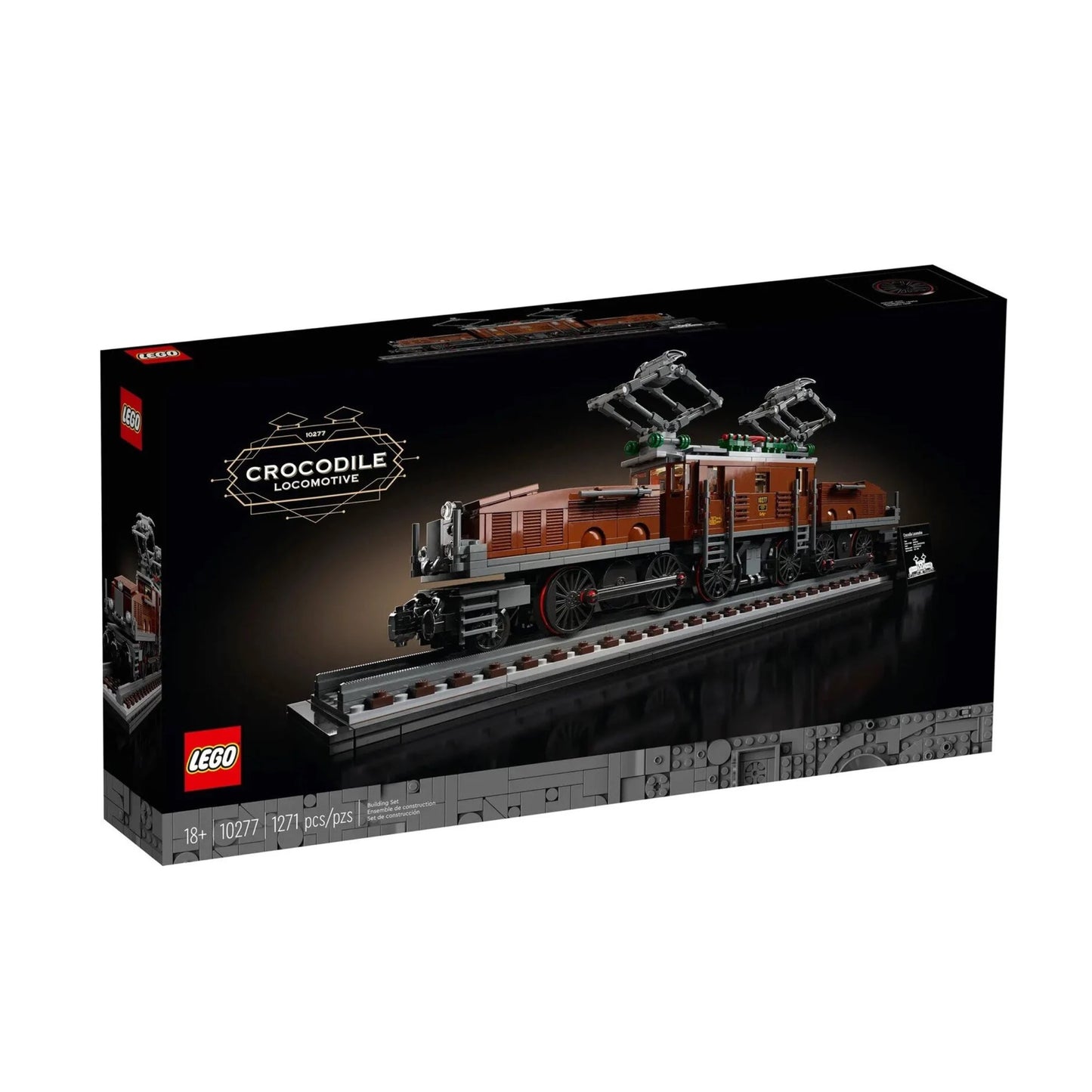 LEGO® 10277  Icons Krokodilų lokomotyvas, 1271 vnt.