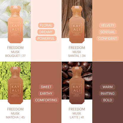 KAYALI Musk Obsessions Miniature Set – Freedom Collection (riboto leidimo)