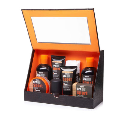 Vyrų kūno priežiūros rinkinys – 8 dalių dovanų rinkinys