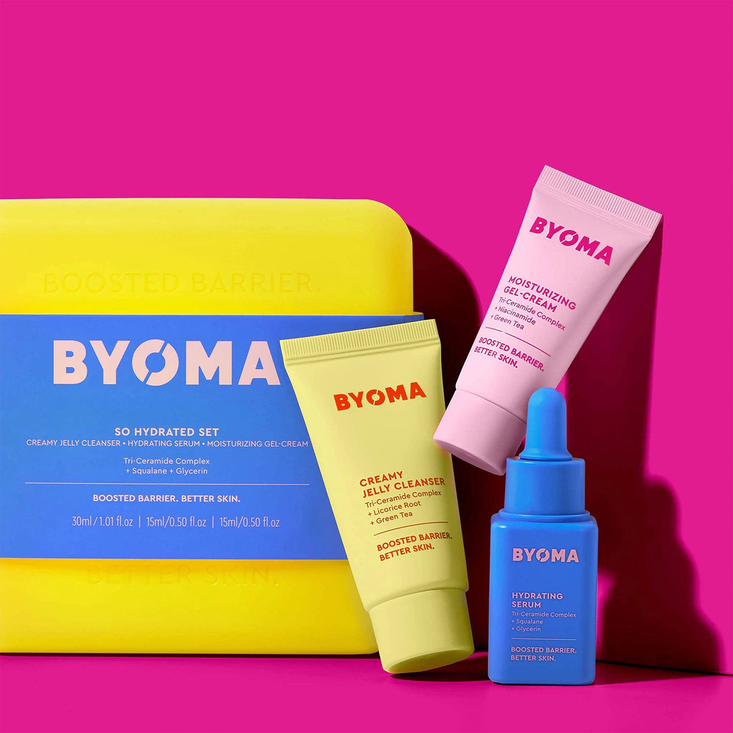 BYOMA So Hydrating – drėkinantis veido priežiūros rinkinys