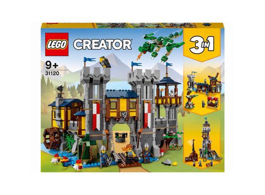 LEGO® Creator 3in1 keskaegne loss 31120 – 3 mudelit ühes komplektis