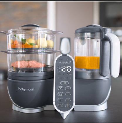 BABYMOOV Nutribaby+ daugiafunkcinis maisto gaminimo prietaisas Grey