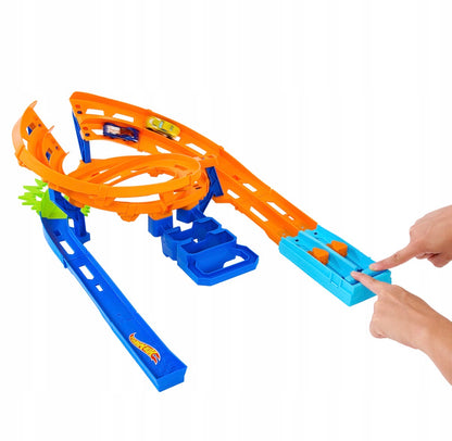 Hot Wheels „Twisted Loop“ lenktynių trasa su 2 automobiliais