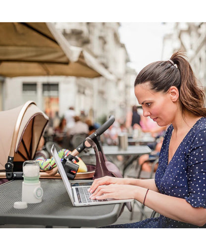 MOMCOZY Įkraunamas kelioninis buteliukų šildytuvas