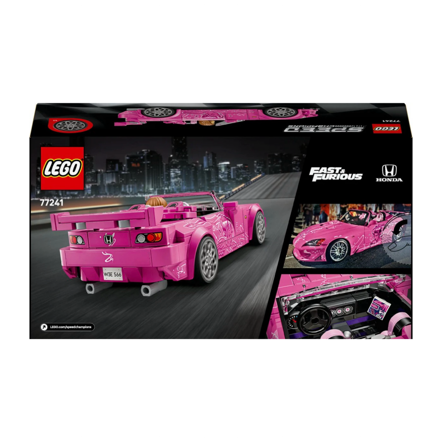 LEGO® 77241 Speed Champions „Greiti ir įsiutę 2“ „Honda S2000“