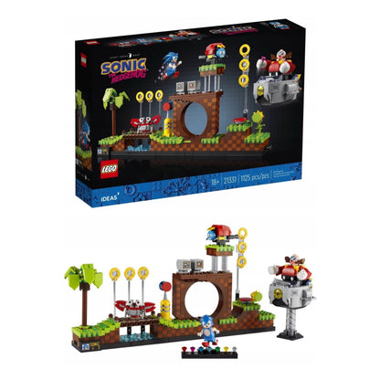 LEGO® Ideas Ežiukas Sonic ™ - Žaliųjų kalvų zona 21331