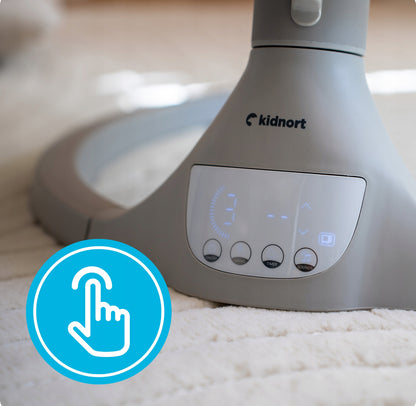 Kidnort - Elektriline beebikiik Bluetoothi ​​ja puldiga (hall)