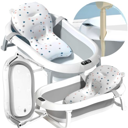 Kokkupandav vann termomeetri ja padjaga, hall