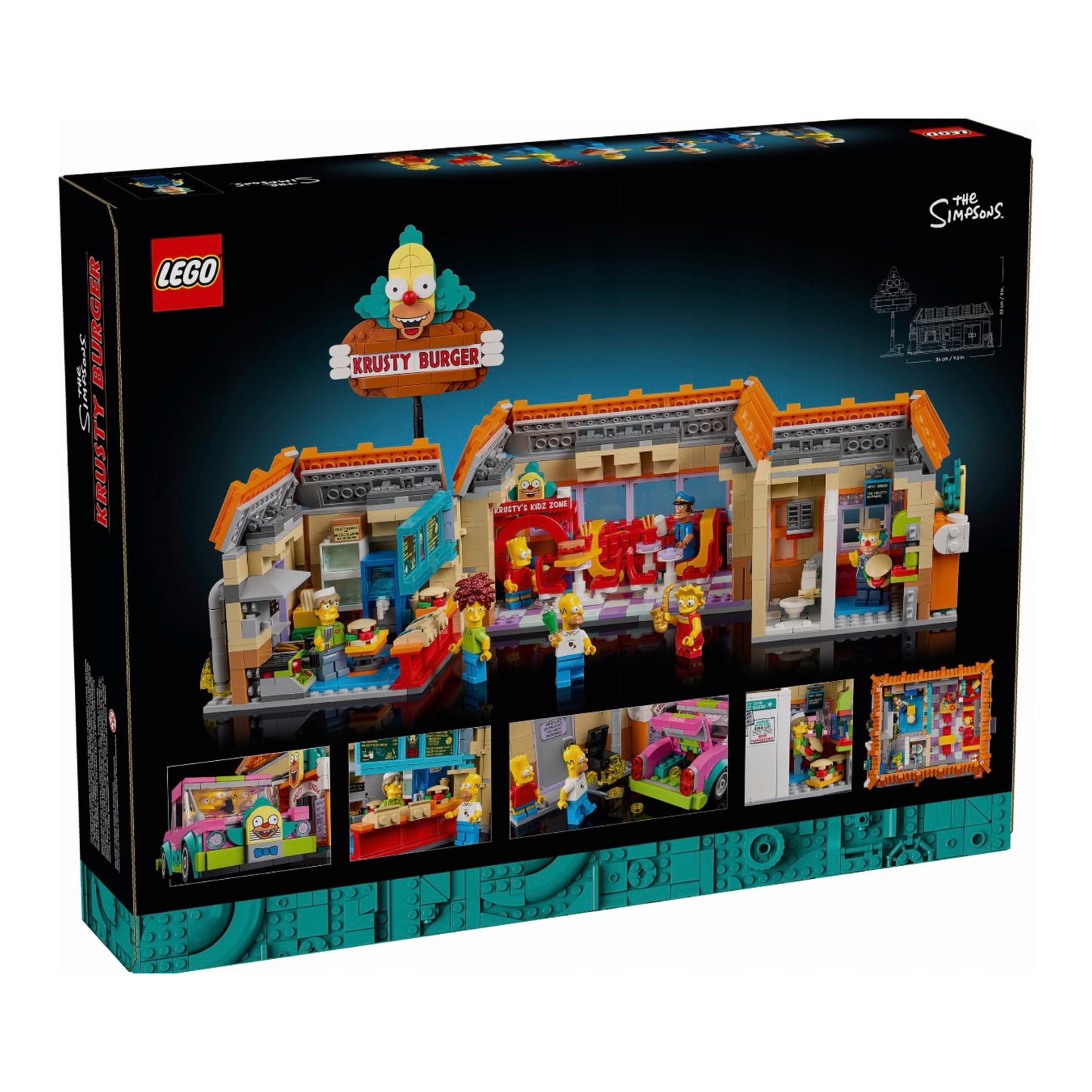 LEGO® 10352 Icons The Simpsons™: Krusty mėsainis