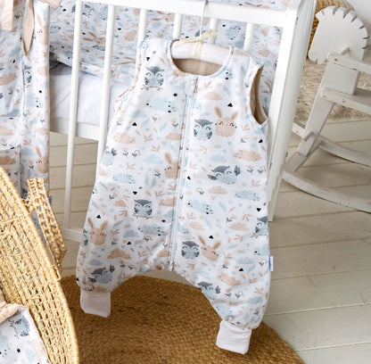 Soe kahepoolne magamiskott sokkidega „BabyU“, 1.5 TOG