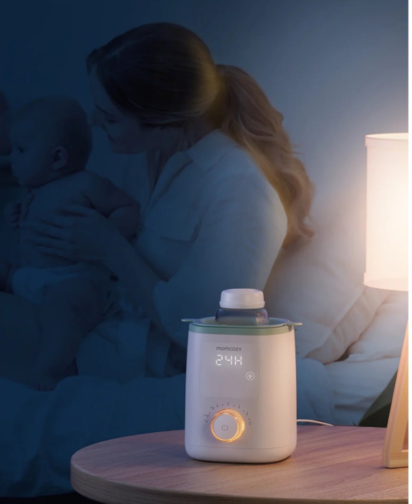 MOMCOZY MW02 NUTRI SMART Išmanusis buteliukų šikdytuvas kūdikiams