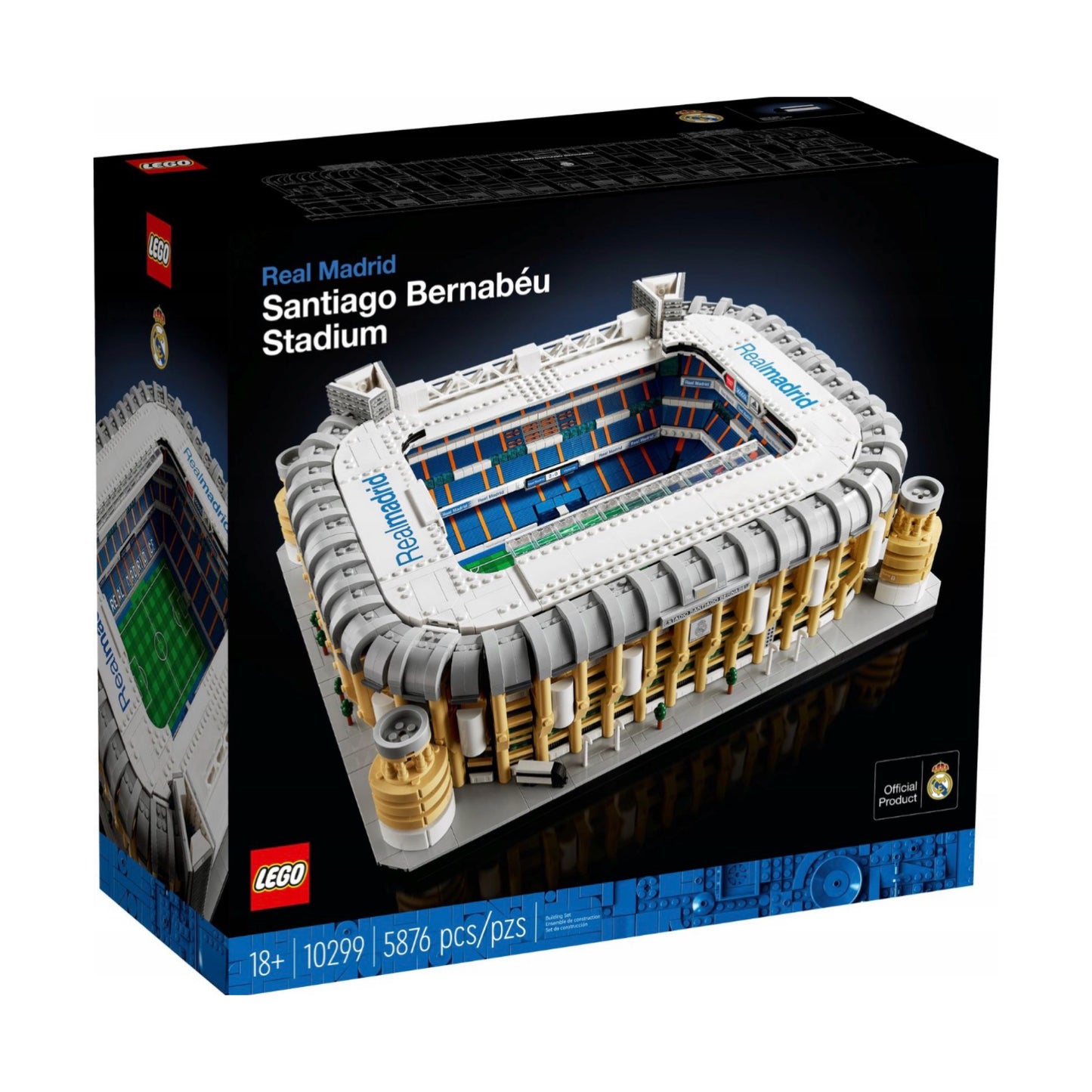 LEGO® Icons „Real Madrid“ stadionas – Santiago Bernabéu (10299)