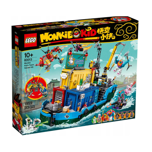 80013 LEGO® Monkie Kid komandos slaptoji būstinė