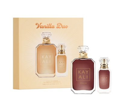 KAYALI Iconic Vanilla Duo Set – Ikoniškas vanilės duetas