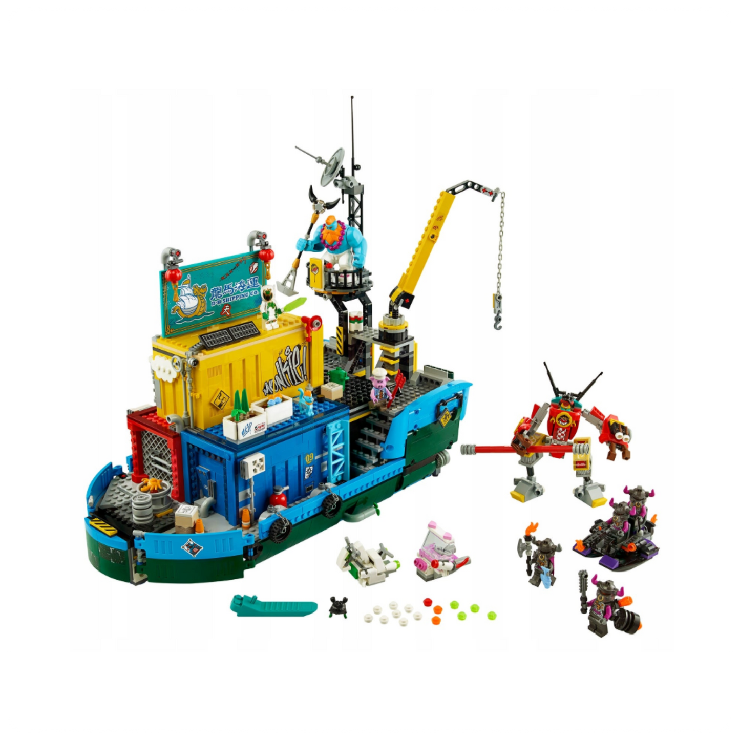 80013 LEGO® Monkie Kid komandos slaptoji būstinė