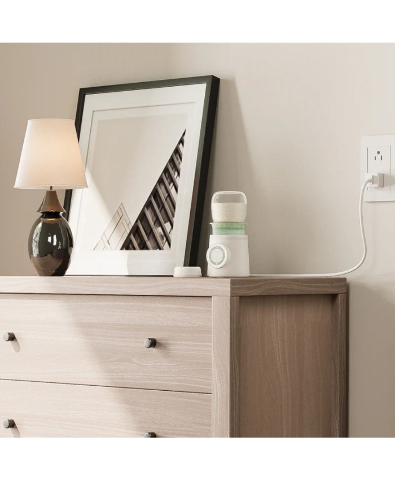 MOMCOZY Įkraunamas kelioninis buteliukų šildytuvas