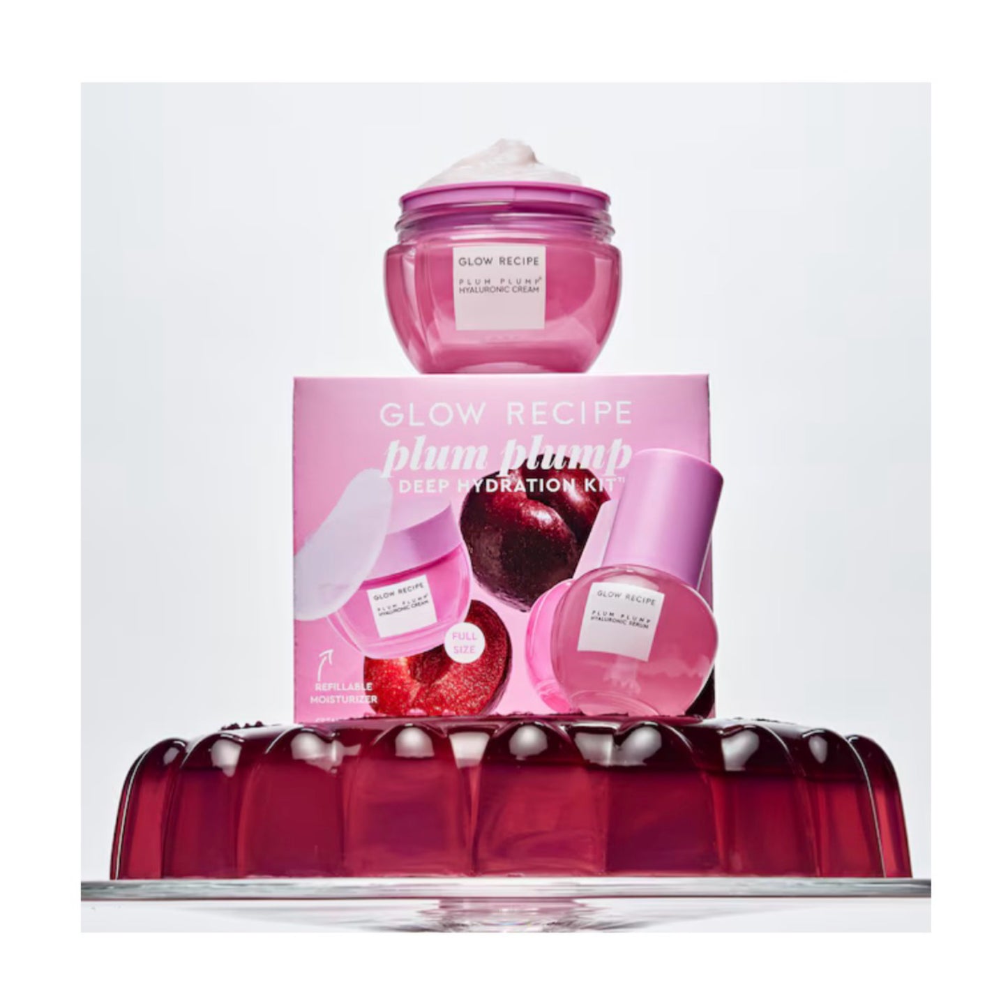 Glow Recipe Plum Plump Deep Hydration Duo – veido priežiūros rinkinys