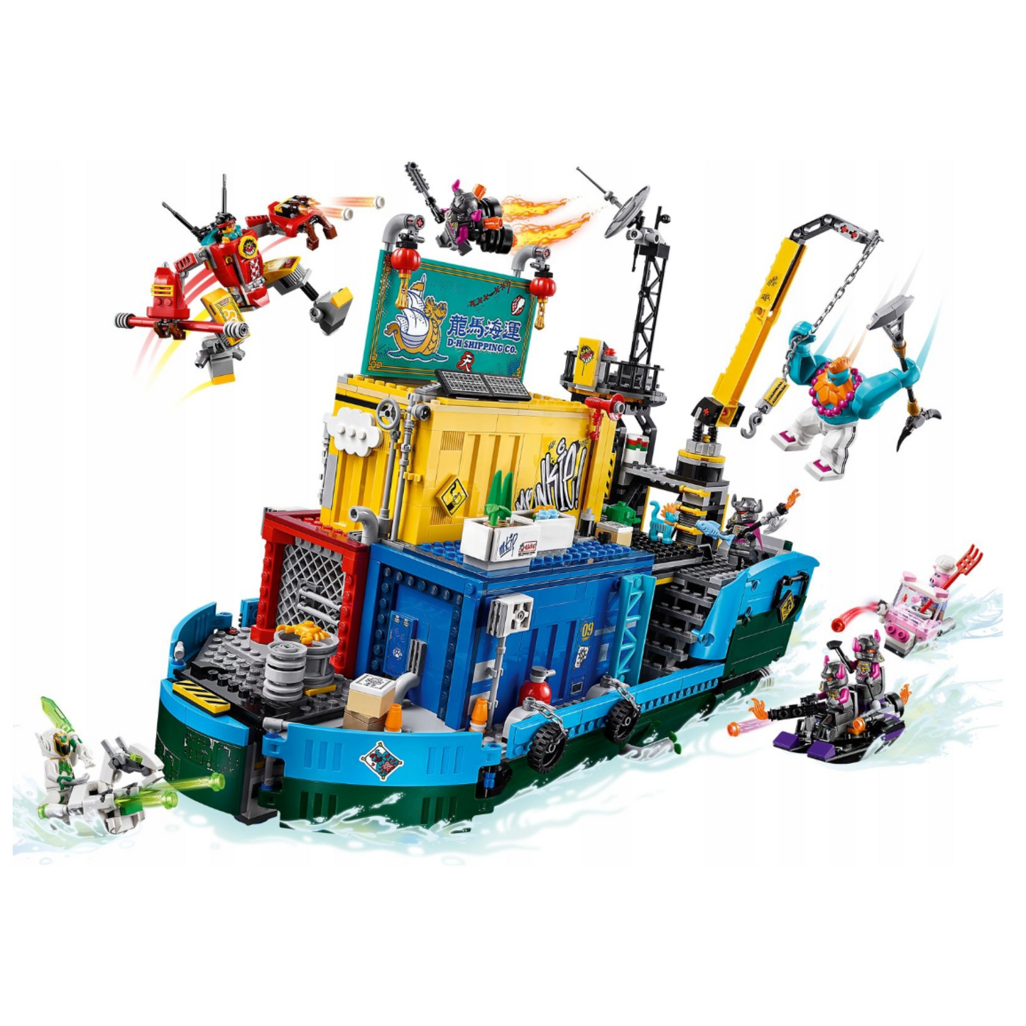 80013 LEGO® Monkie Kid komandos slaptoji būstinė