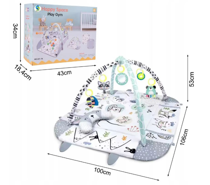 „Forest“ žaidimų kilimėlis kūdikiui