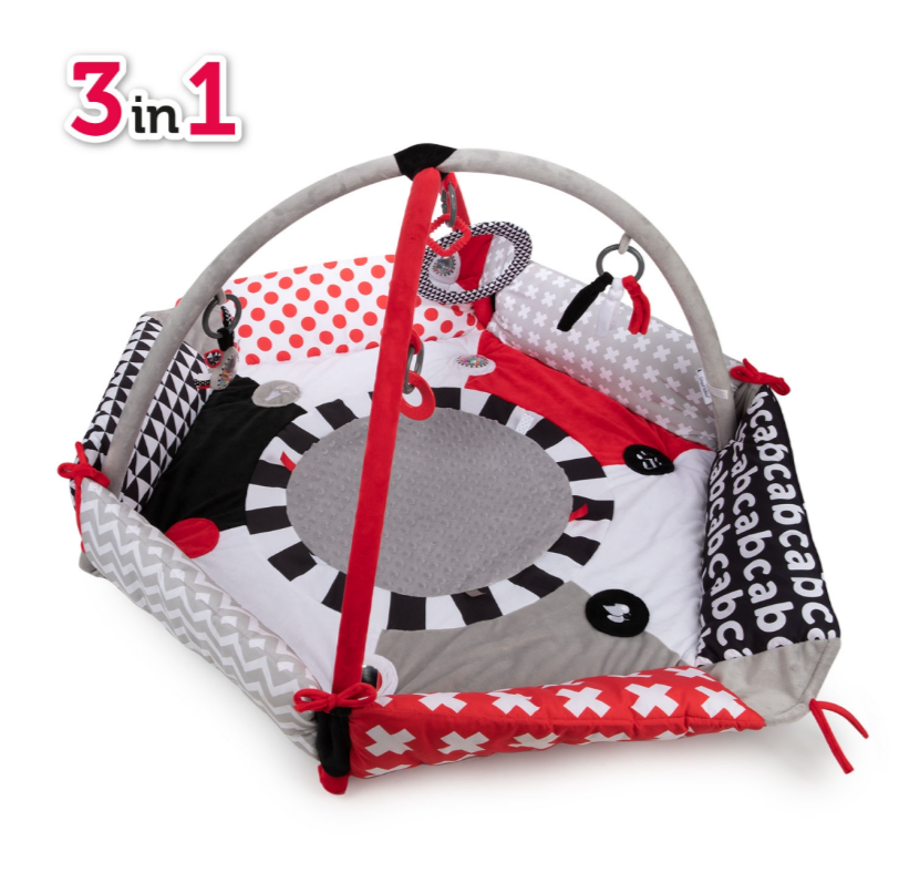 Lavinamasis kilimėlis Canpol Babies Multifunctional Discovery Play Mat, 110 cm x 110 cm