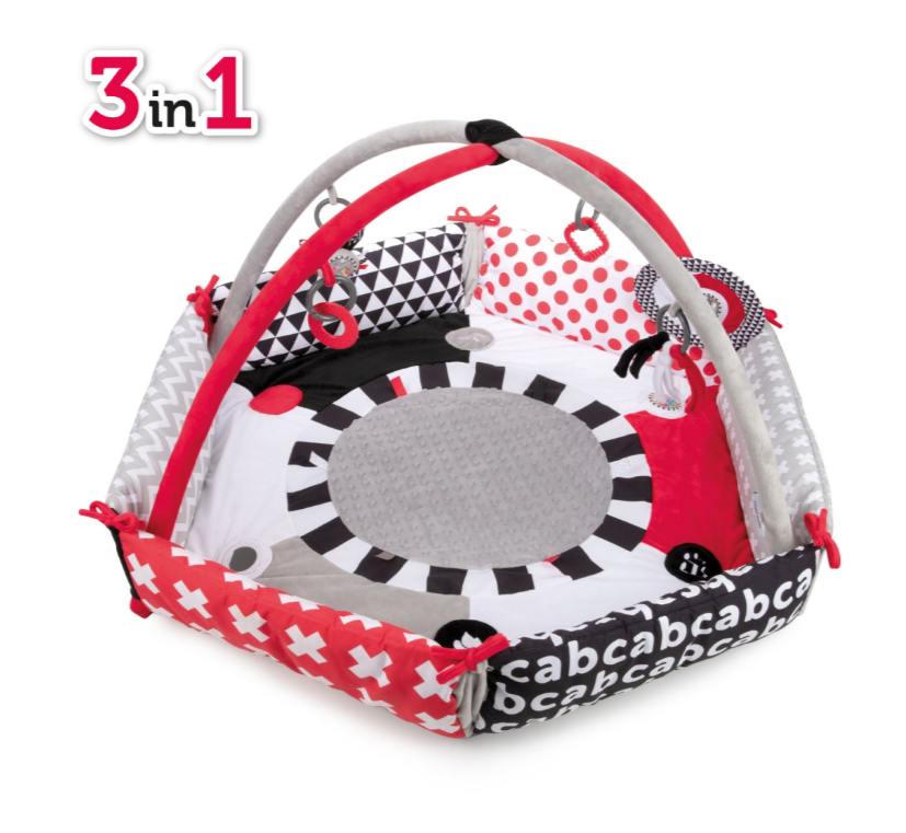 Lavinamasis kilimėlis Canpol Babies Multifunctional Discovery Play Mat, 110 cm x 110 cm