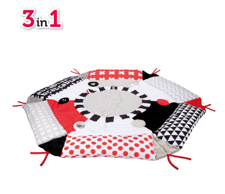 Lavinamasis kilimėlis Canpol Babies Multifunctional Discovery Play Mat, 110 cm x 110 cm