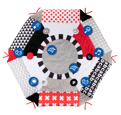 Lavinamasis kilimėlis Canpol Babies Multifunctional Discovery Play Mat, 110 cm x 110 cm