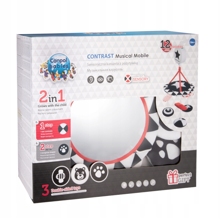 CANPOL BABIES minkšta muzikinė karuselė
