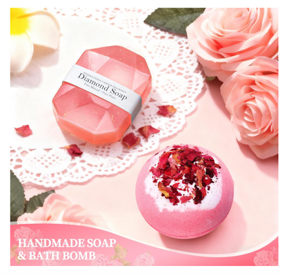 Romantiškas dovanų rinkinys moterims - namų SPA ir poilsis