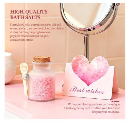 Romantiškas dovanų rinkinys moterims - namų SPA ir poilsis