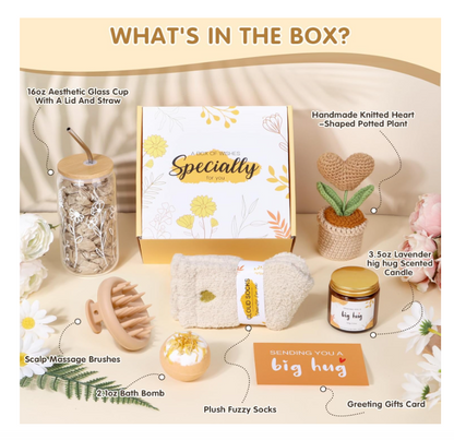 Pozityvus ir romantiškas dovanų rinkinys jai - „Sending you a big hug“