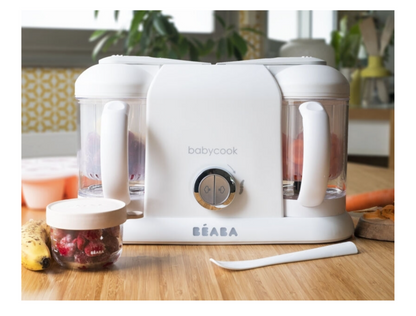 BEABA Babycook® trintuvas - garintuvas DUO White/Silver