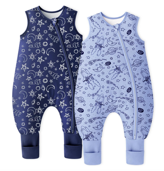 Unnivoll beebimagamiskotid jalgadega, 2 tk, 1,5 kokku, 80 cm