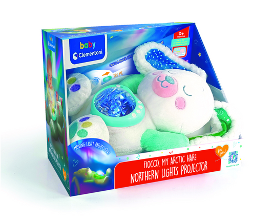 CLEMENTONI BABY šiaurės pašvaistės pliušinis žaislas