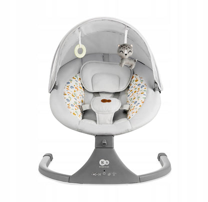 Kinderkraft LUMI 2 - Elektrinis kūdikio gultukas–supynė su pulteliu ir „Bluetooth“