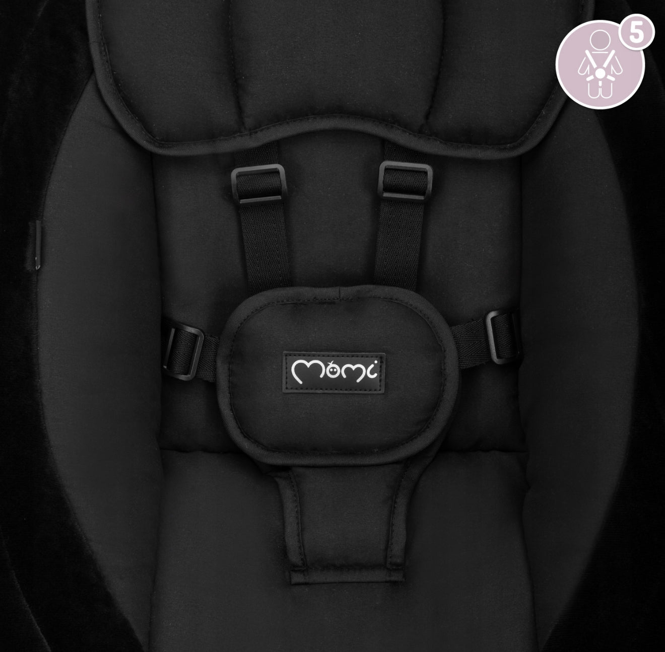 MoMi KENANI SAND elektrinis gultukas-supynė su Bluetooth