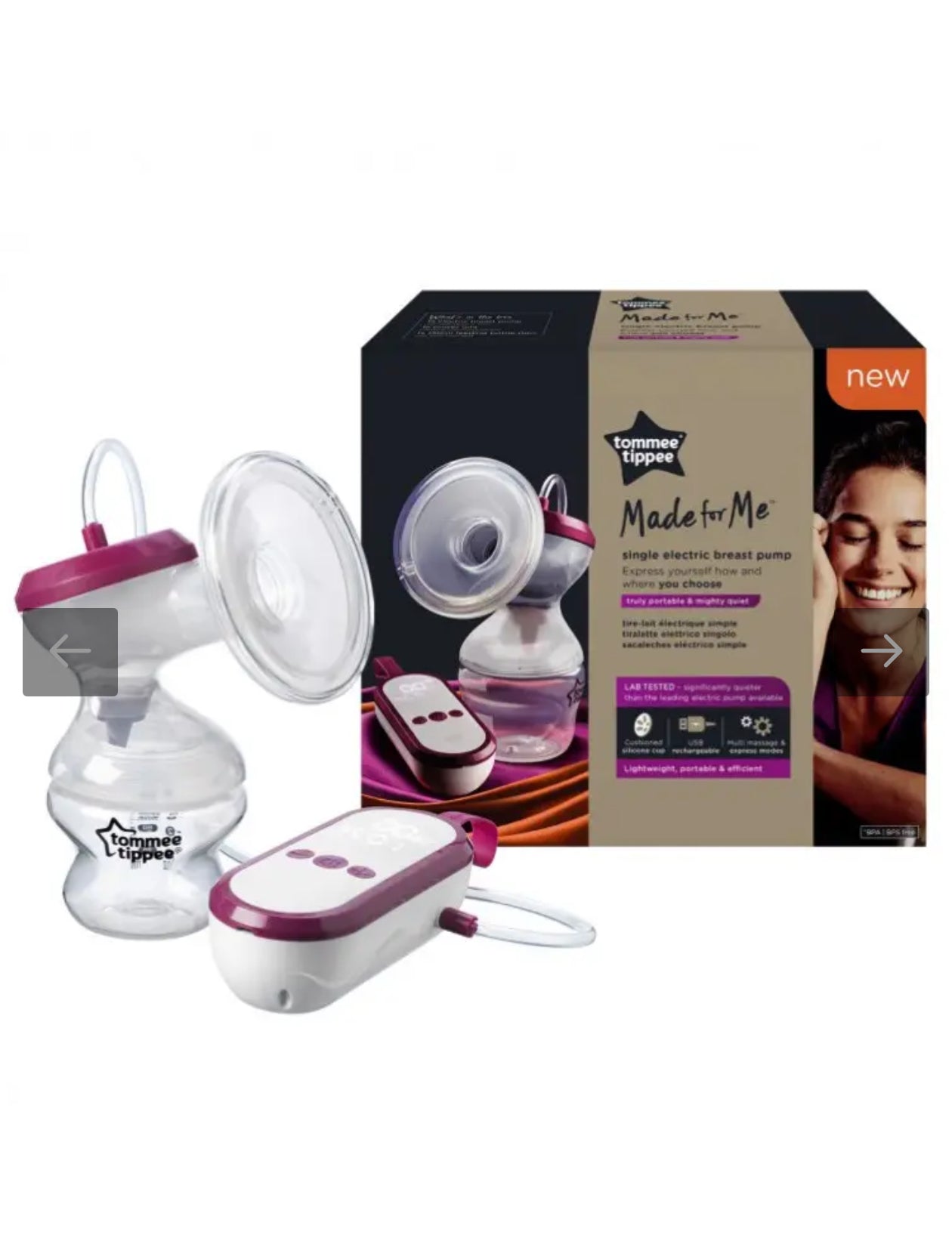 Elektrinis pientraukis Tommee Tippee Made For Me, 423626
