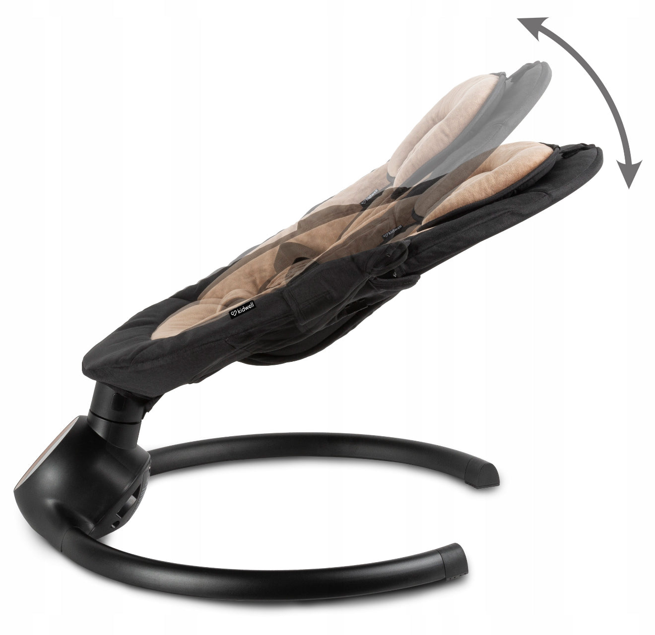 Kidwell REVE 2in1 elektriline beebikiik-hüppelaud (must/kuldne)