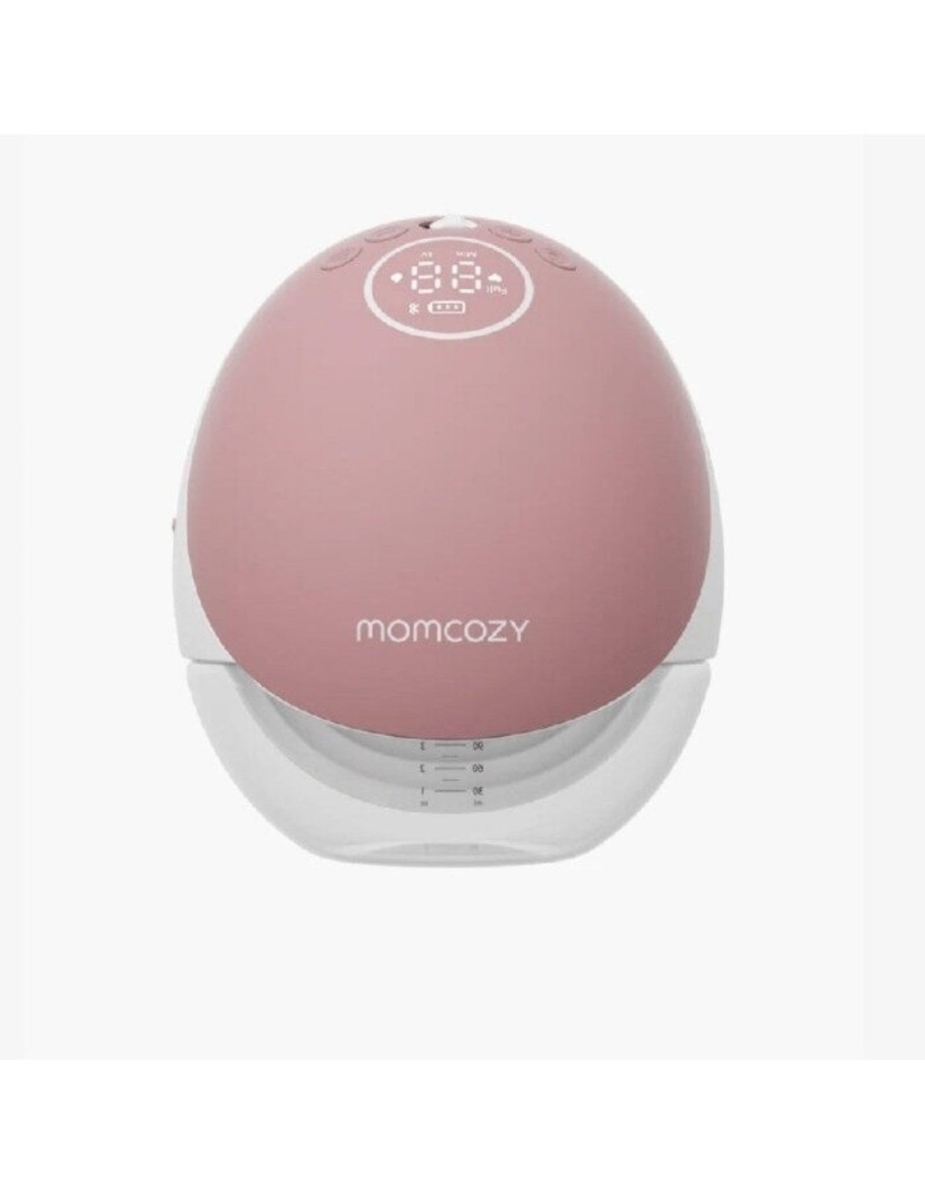 MOMCOZY M9 dvigubas nešiojamas belaidis pientraukis (Rausva)