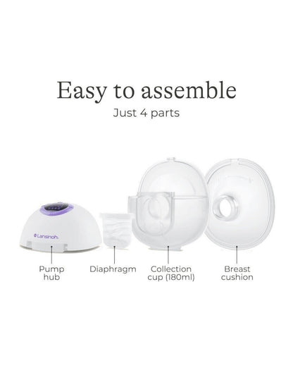 Lansinoh kahekordne kaasaskantav juhtmeta elektriline rinnapump