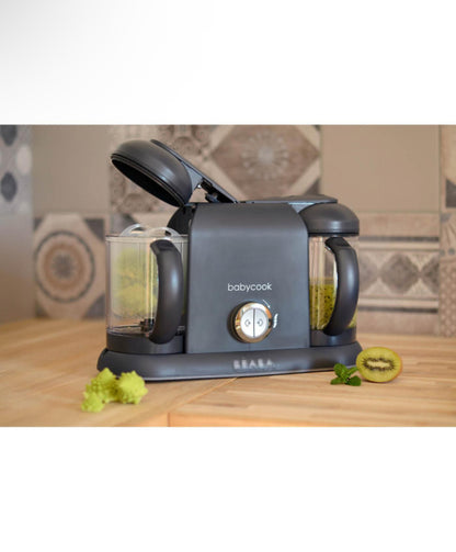 BEABA BABYCOOK PLUS trintuvas-garintuvas 4in1, DARK GREY