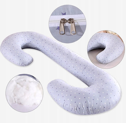 Nėštumo pagalvė BK-Loo pilka