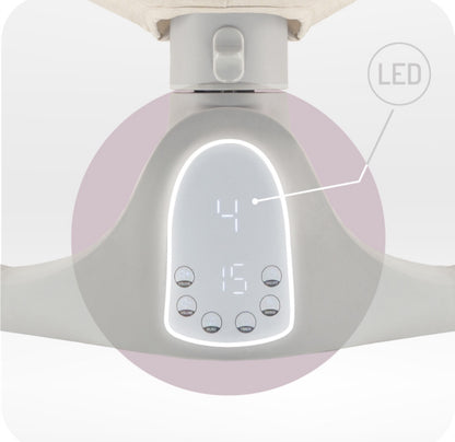 MoMi KENANI SAND elektrinis gultukas-supynė su Bluetooth