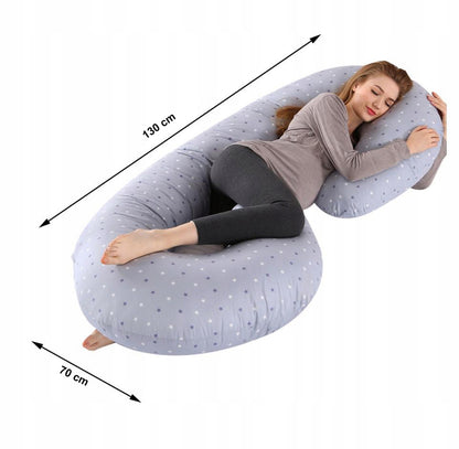 Nėštumo pagalvė BK-Loo pilka